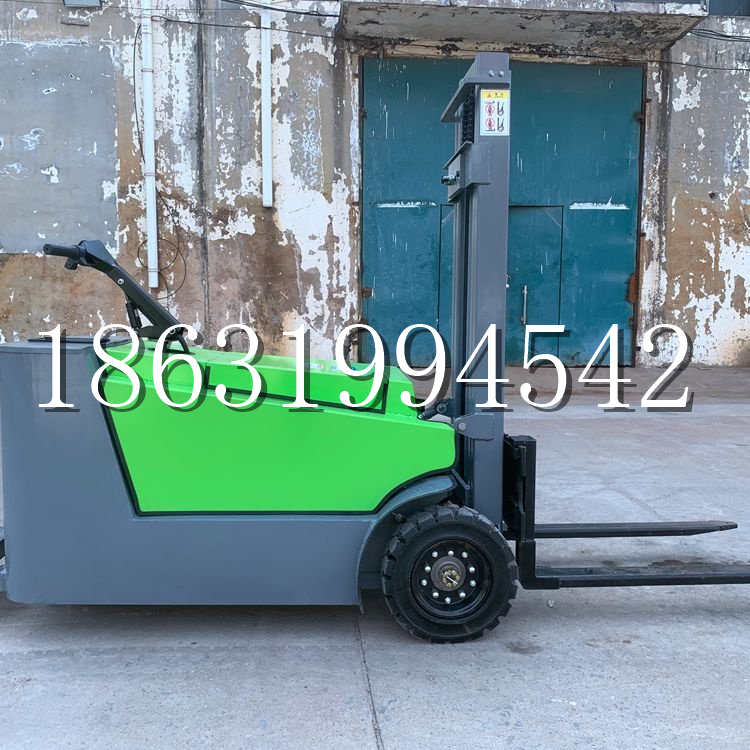 兴业县小型电动叉车1吨2吨步行站驾式电瓶堆高充电装卸车液压升降车铲车