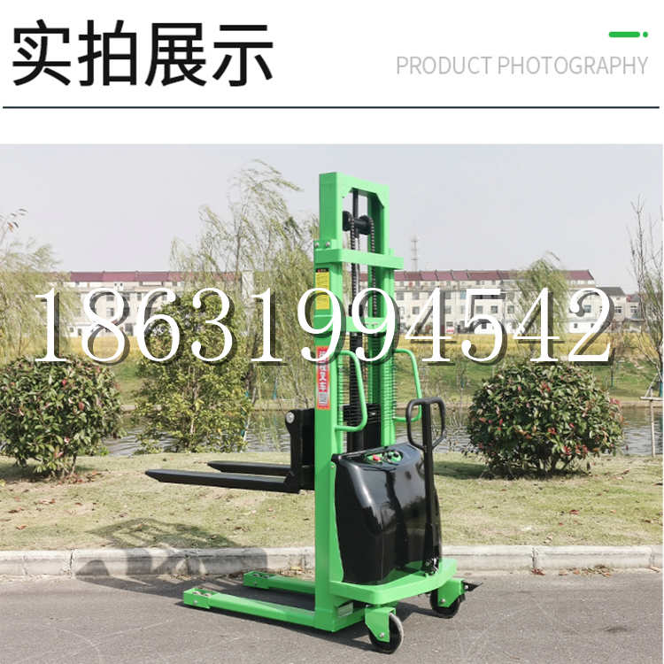 兴业县电动叉车堆高车液压铲车电瓶1吨2吨站驾步行式小型全自动叉车